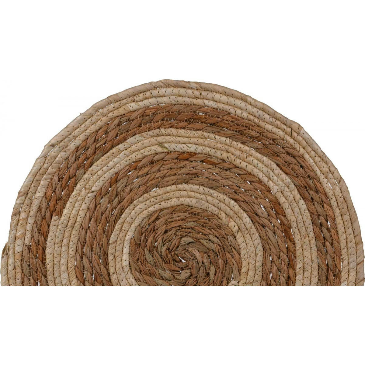 FIBRE - Set de table rond tressé fibres naturelles D38