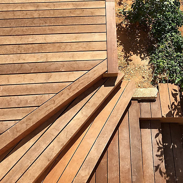 Kit terrasse complet - ITAUBA - Ep.21 mm x l.145 mm - L.1,85 m/ 20 m²