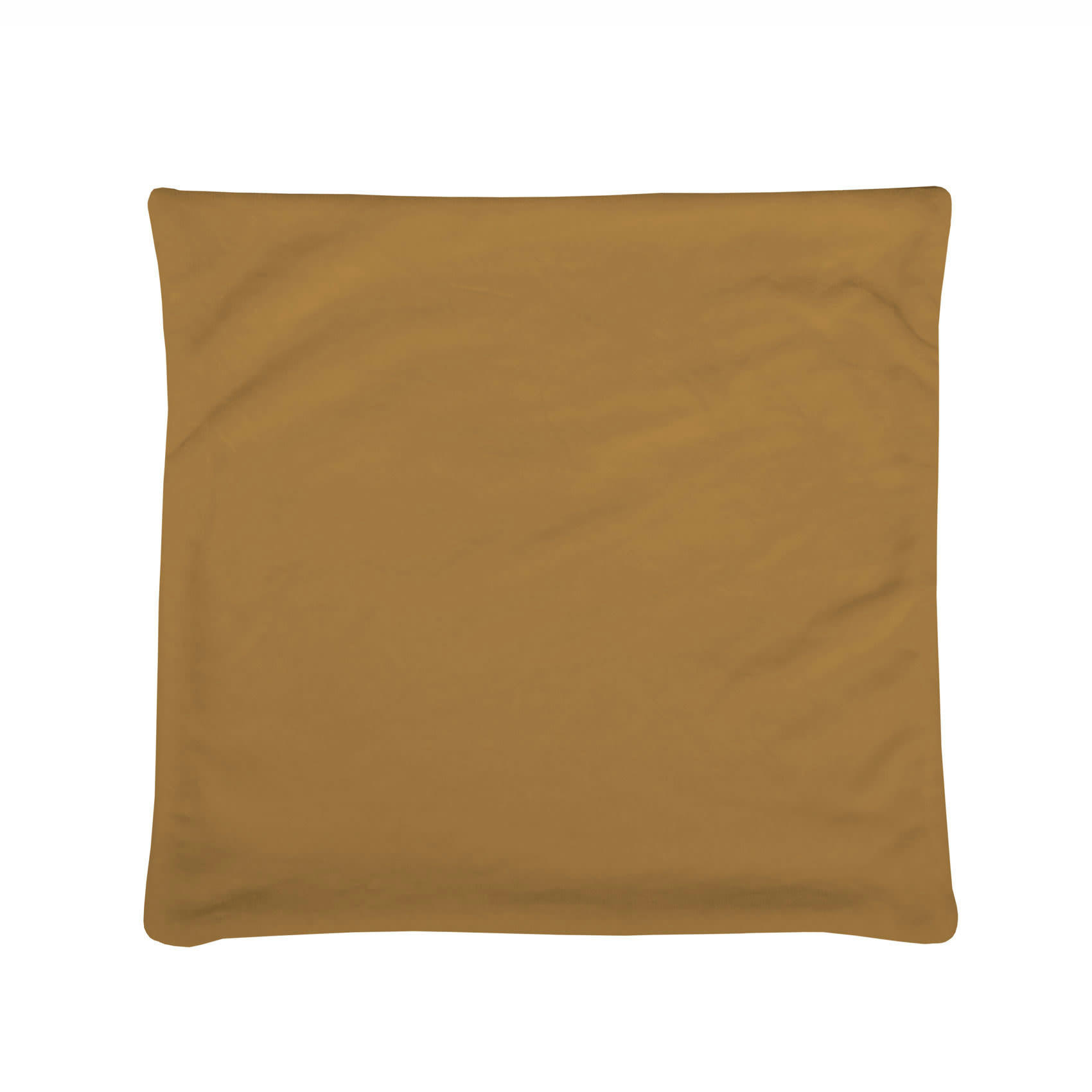- Housse de coussin douceur polyester marron brun 40x40 cm
