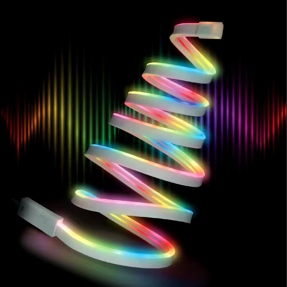 Monster Illuminessence Flex+ Smart Memory Wire Neon with RGB Flow