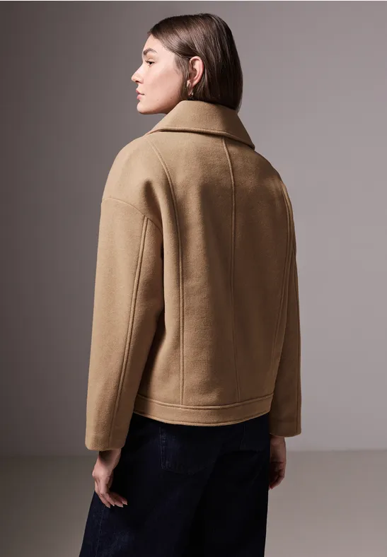 Oversize Caban Jacke