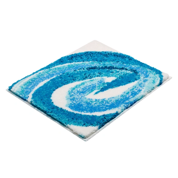 Badematte »Colani 42«, BxL: 50 x 60 cm, türkis, aus 100% Polyacryl