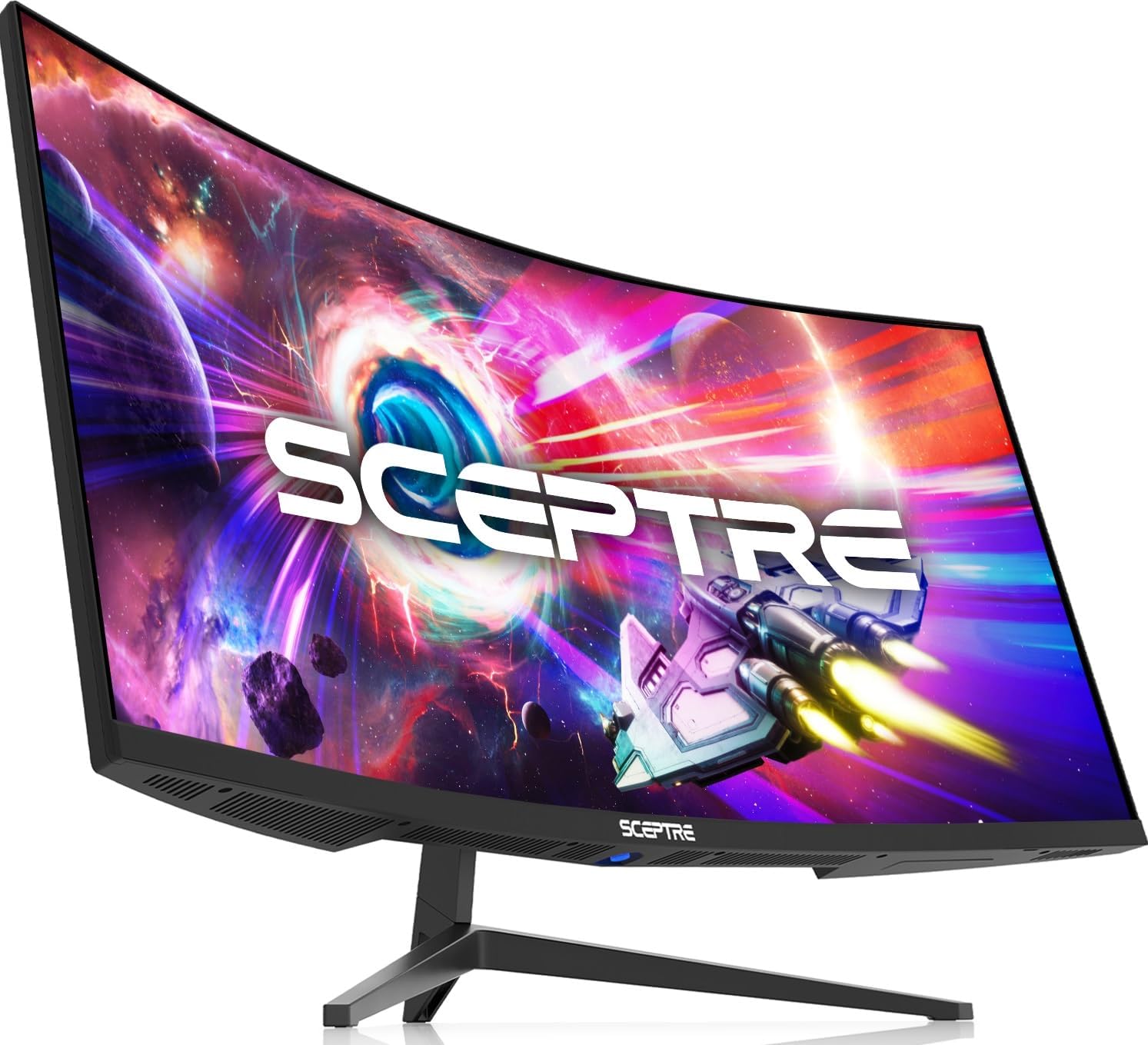 Sceptre 34-Inch Curved Ultrawide WQHD Monitor (3440 × 1440)  R1500  up to 180Hz/165Hz  DisplayPort x2  99% sRGB  1ms  Built-in Speakers  Machine Black  2025 (C345B-QUT168)