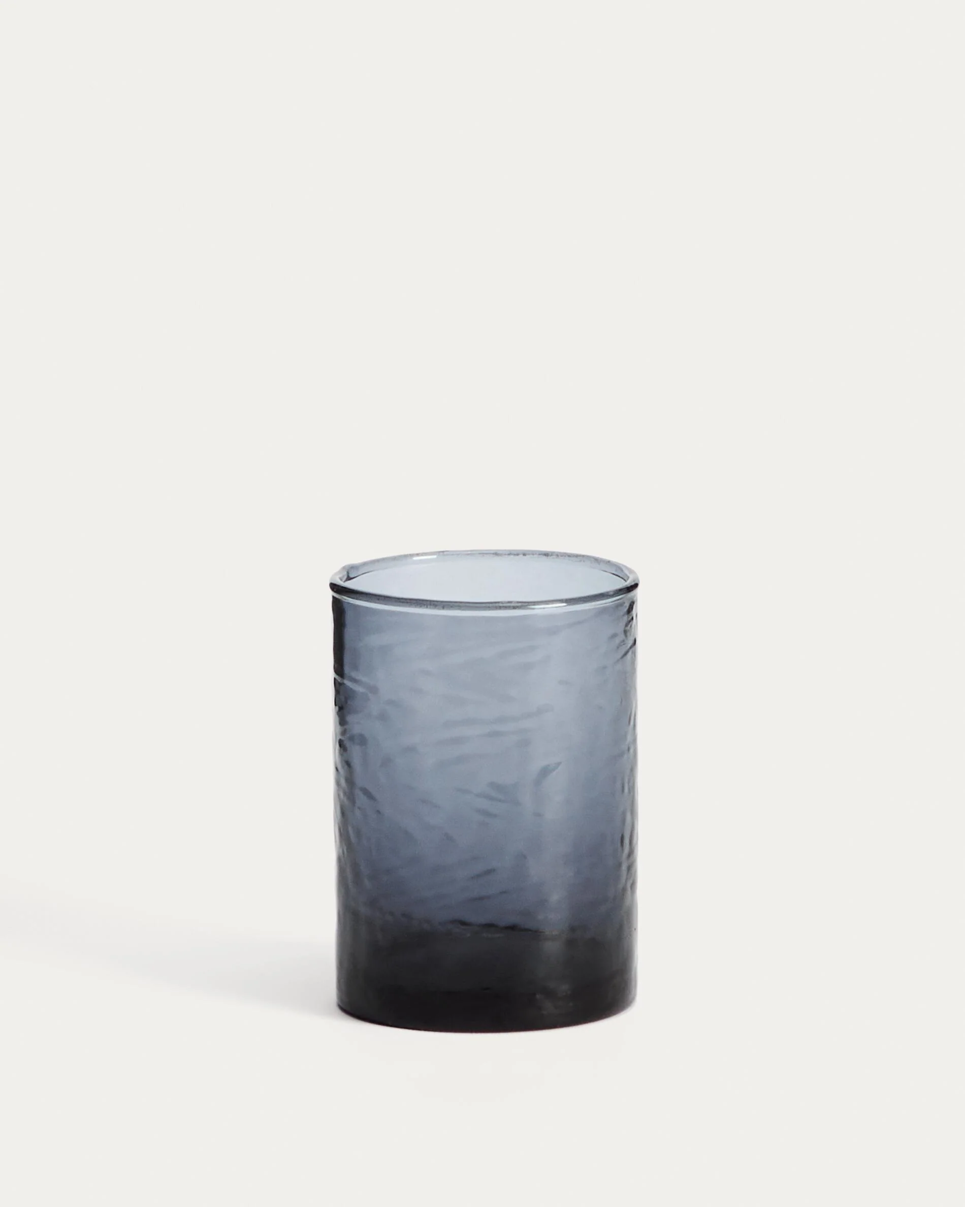 Obila cup made of blue recycled glass