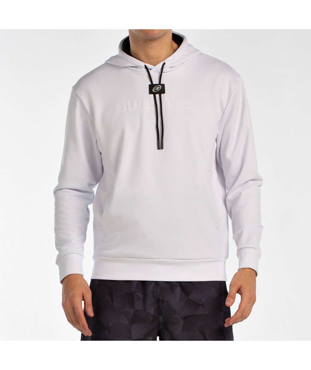 SUDADERA BULLPADEL BINEE BLANCO