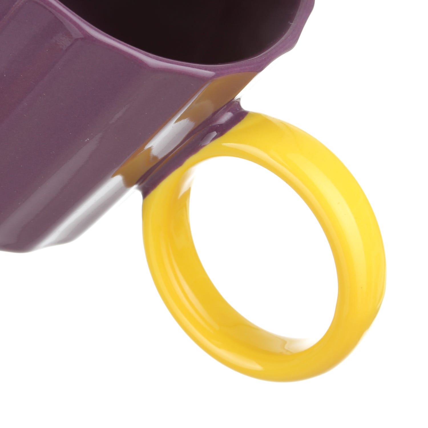 Tazza viola in porcellana 360 ml Handly