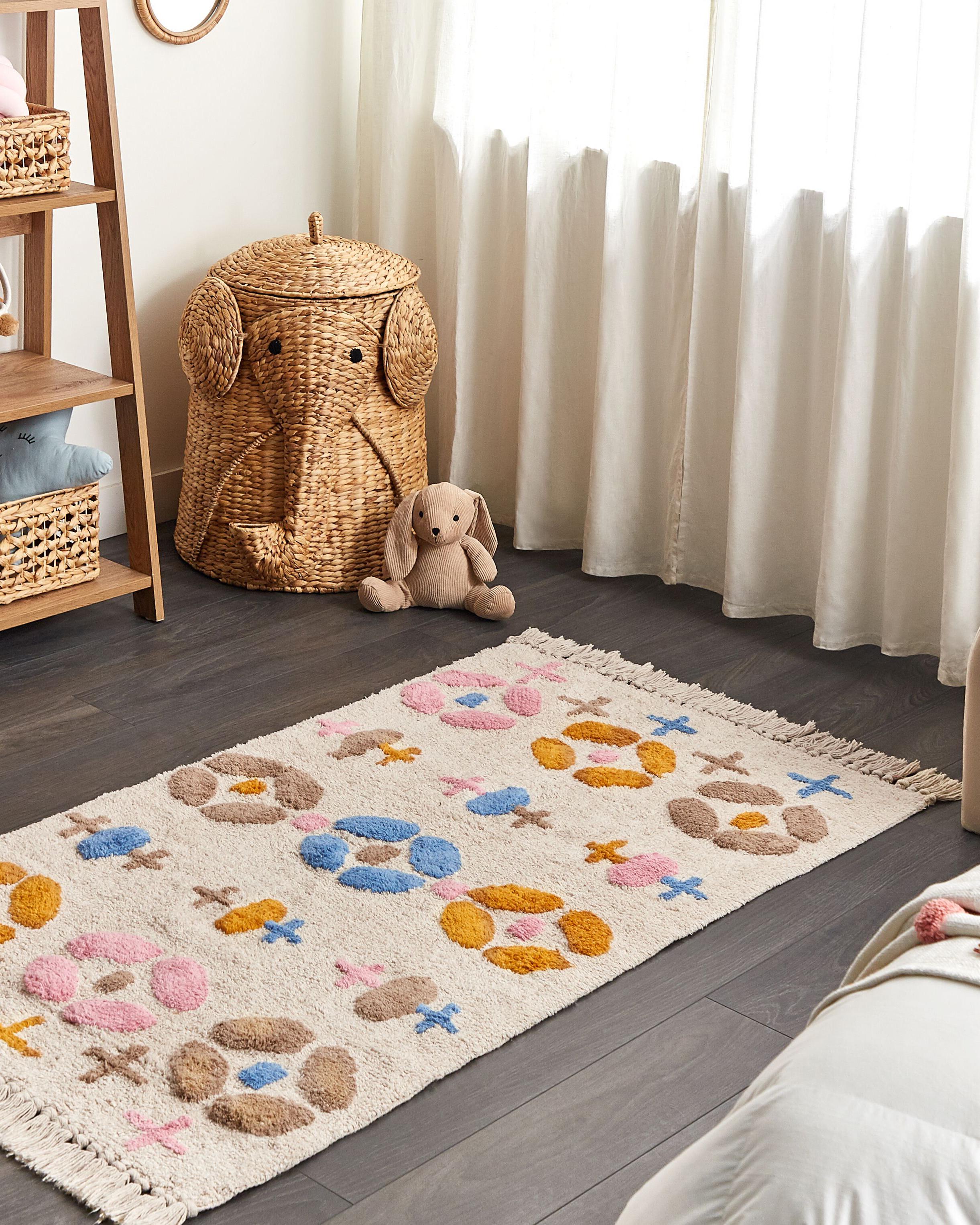 Kids Rug DARAN Multicolour 80 x 150 cm Cotton