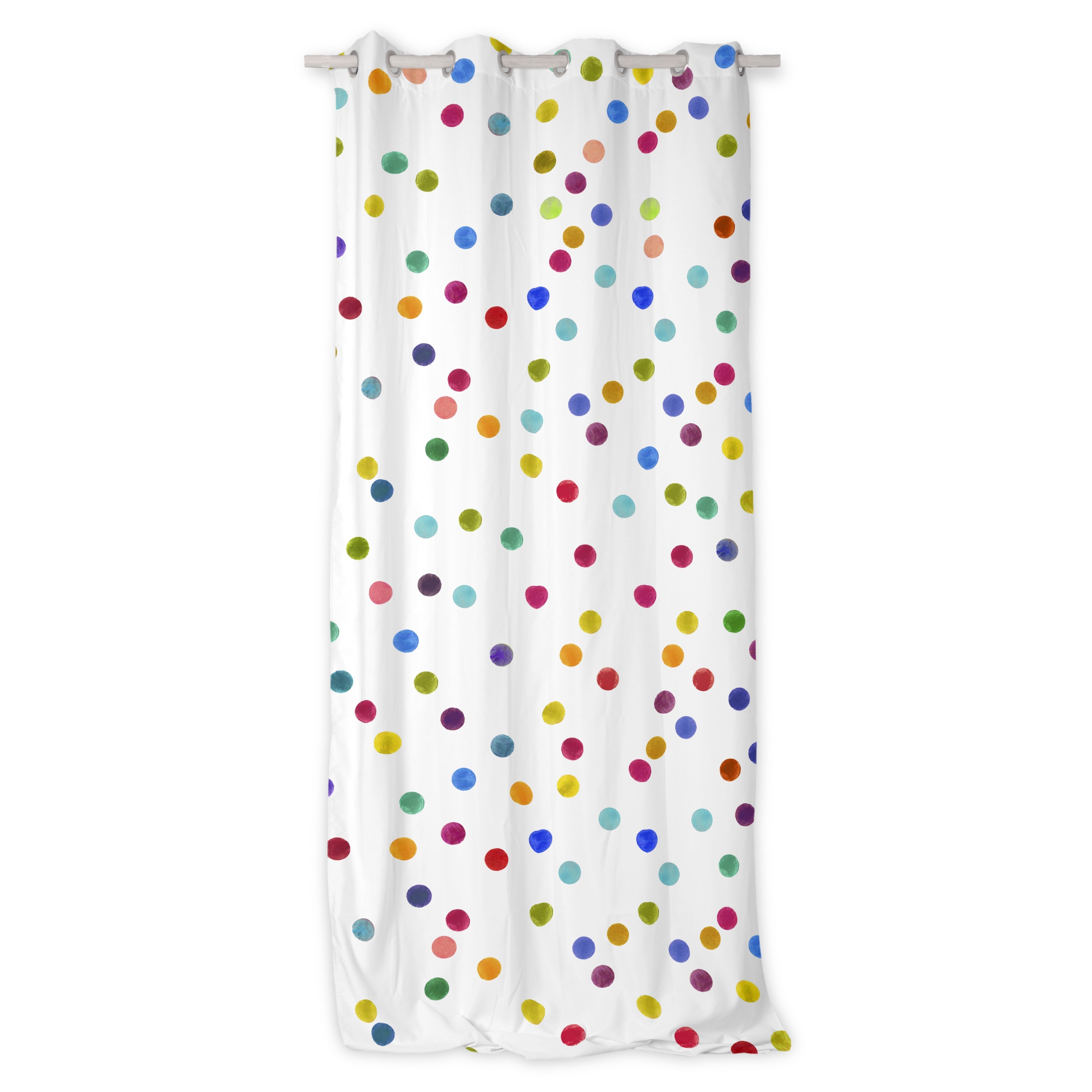 Confetti Gordijn 140x300 cm Happyfriday, Veelkleurig, 100% polyester,