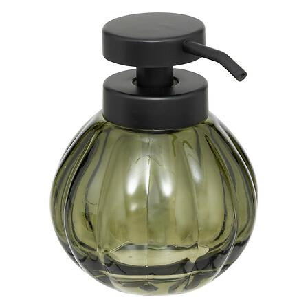 DOZOWNIK DO MYDŁA 200 ml zielony TŁOCZONE SZKŁO