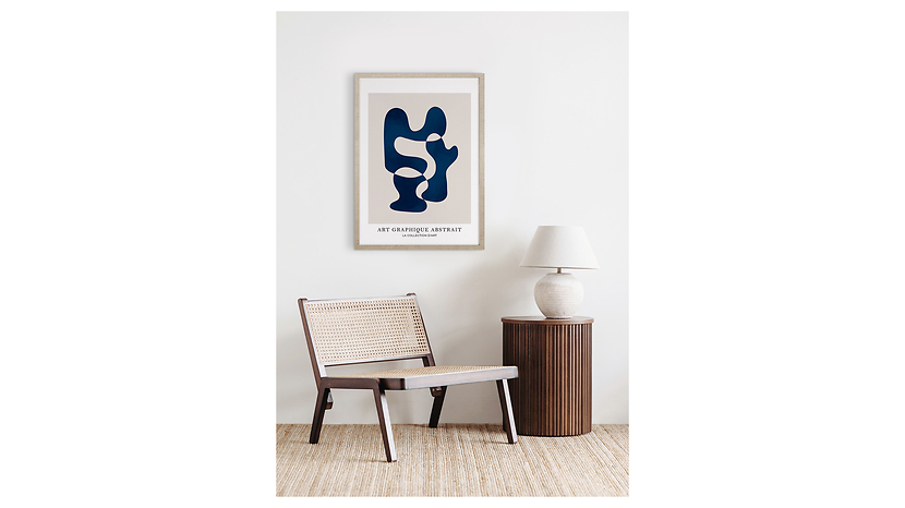 Obraz w ramie Cobalt Art. Of Figures53x73 cm