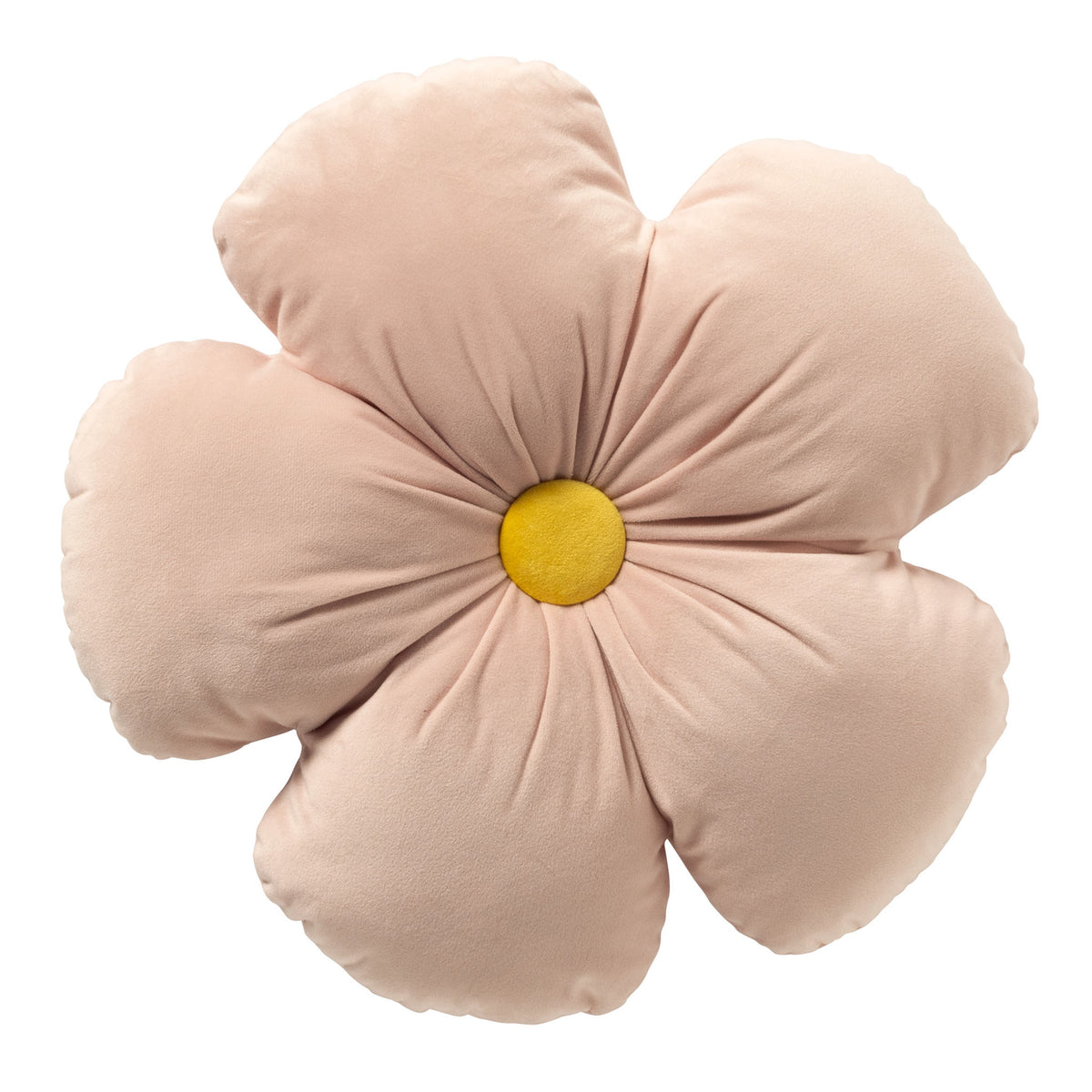 LEANDER - sierkussen Ø40 cm - bloem - Potpourri - roze