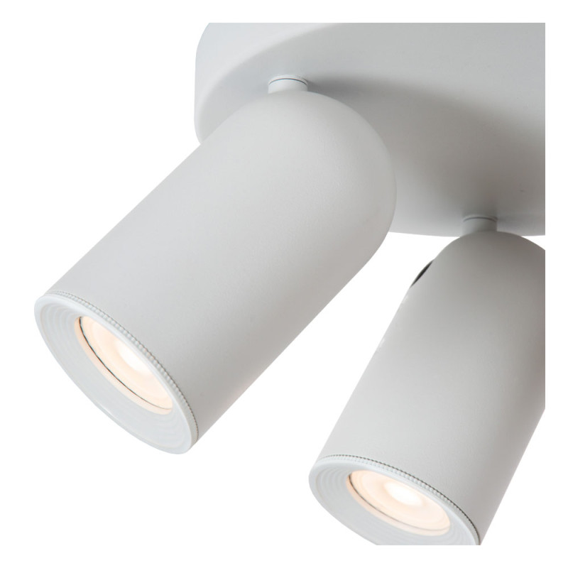 Spot LED Punch blanc Ø 21 cm GU10 3 x 35 W LUCIDE