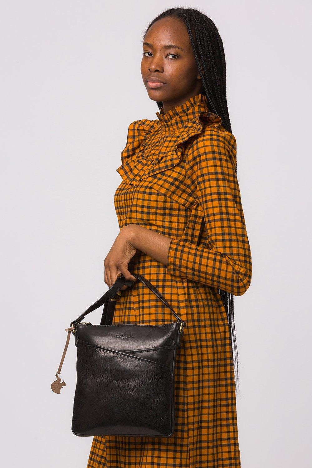 Conkca London Avril' Leather Cross Body Bag