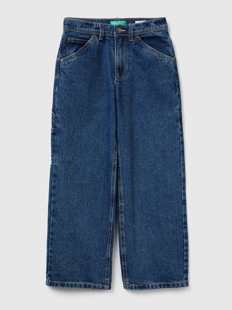 Worker style jeans