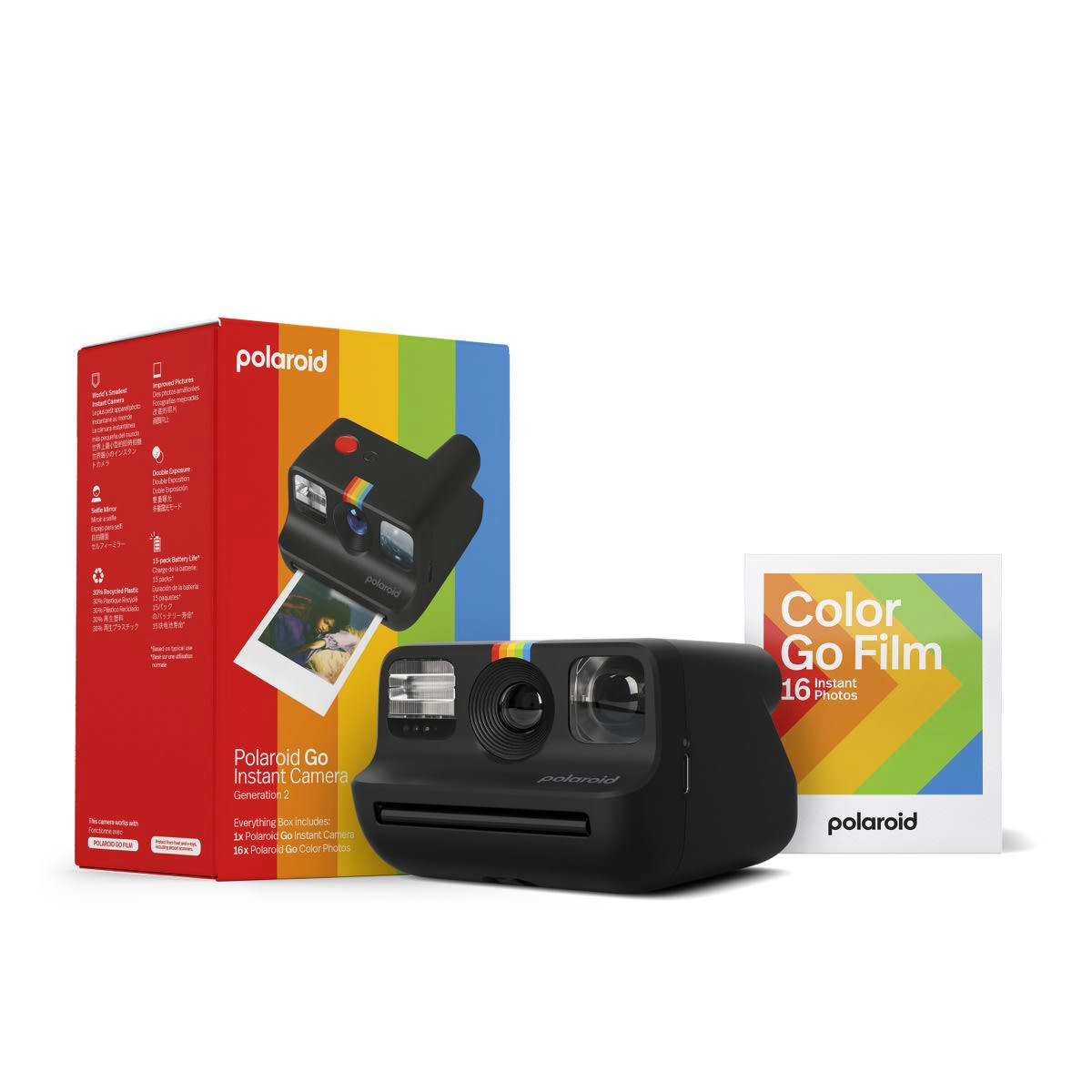 - Appareil photo instantané Everything Box  Go Generation 2 Black
