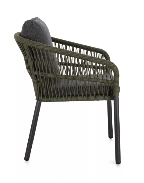 Bolzano Galla Krzesło ogrodowe 62x68antracytowe aluminium