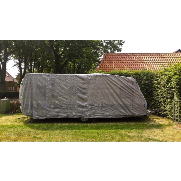 Wohnwagenschutzhülle, steingrau, BxL: 250 x 732 cm