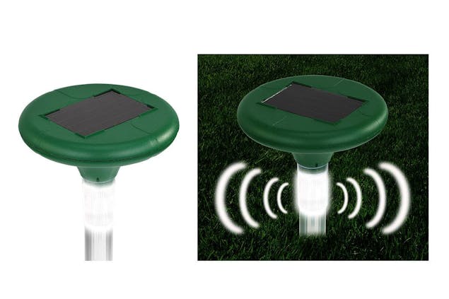 NNEKGE Solar LED Light Snake Repeller (2 Pack)
