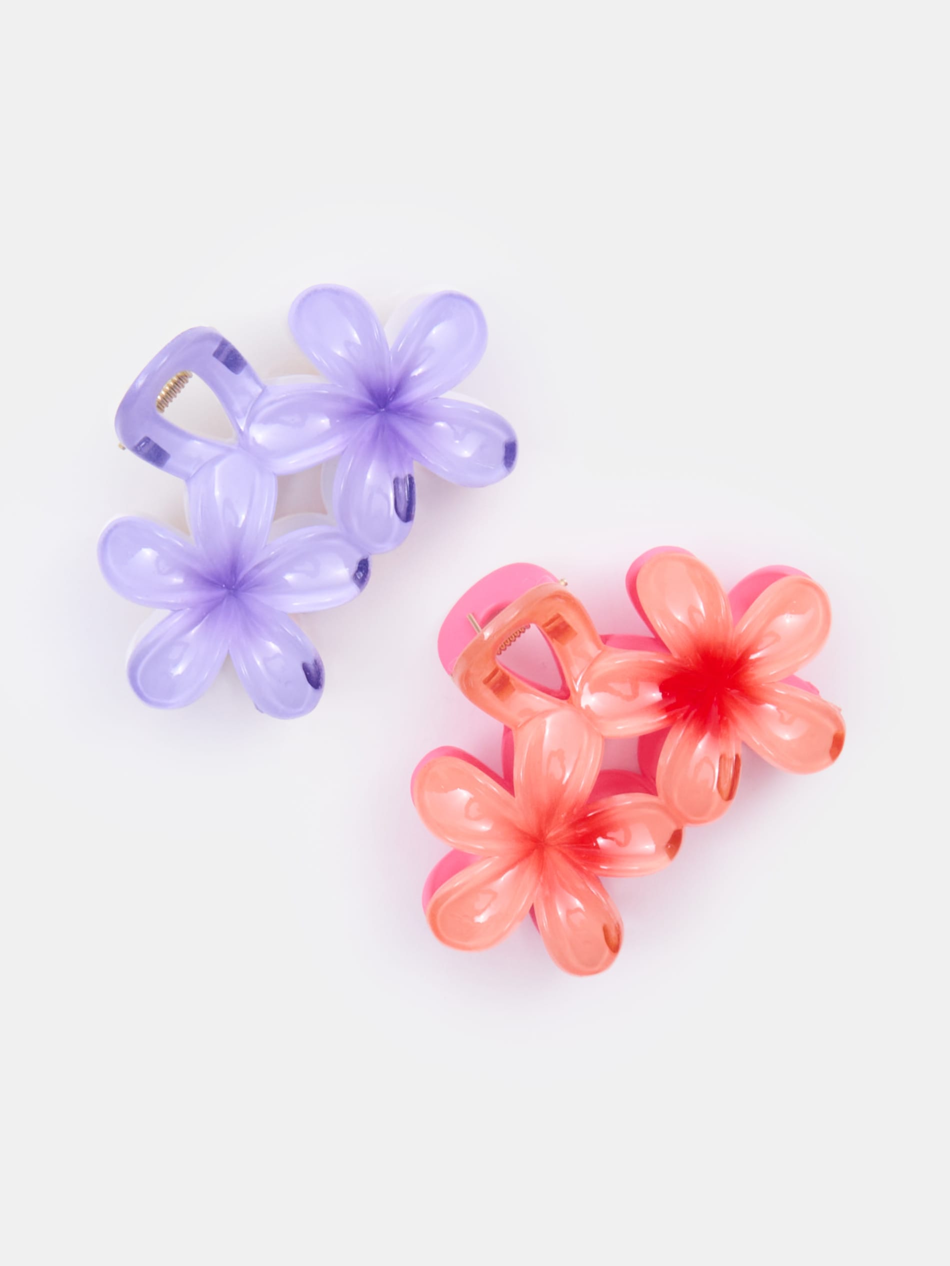 Spinki do włosów w kształcie kwiatów 2 pack
