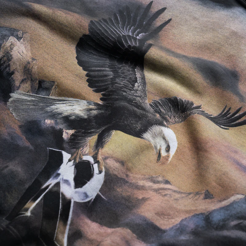 Represent Chrome Flight Hoodie - Stained Black