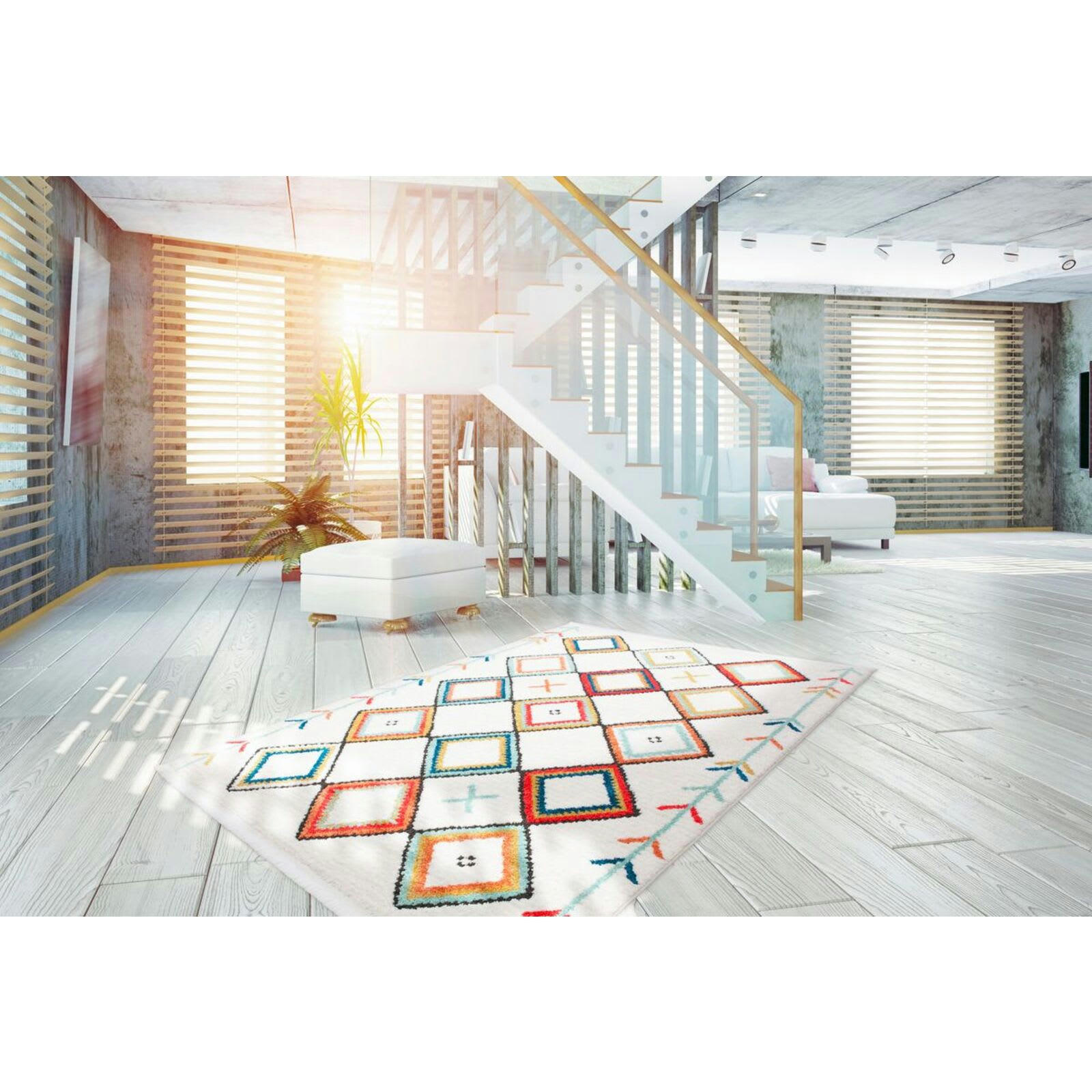 AGADIR 210 - Tapis tissé Polypropylène Multicolore