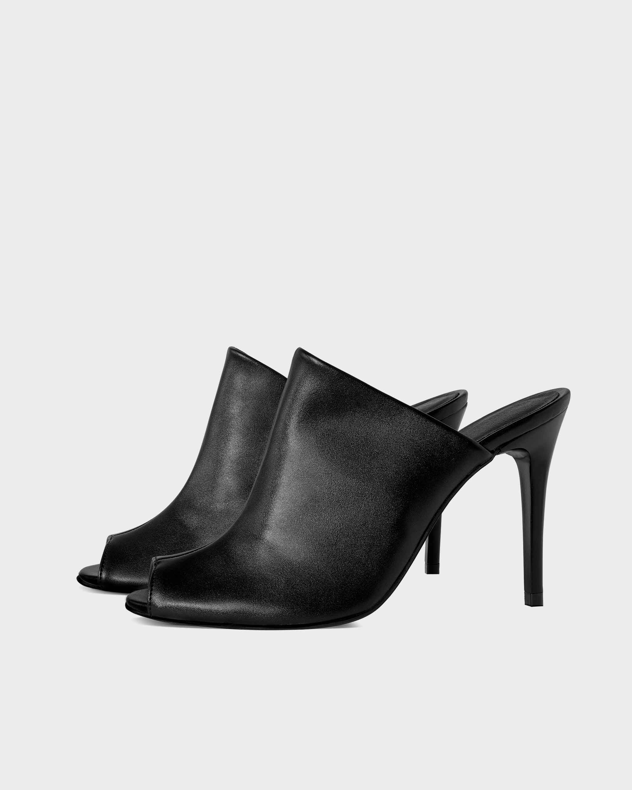 BOHEMA - Urban Chic Buty Czarne, ze skóry roślinnej, polska rodzinna marka - outlet