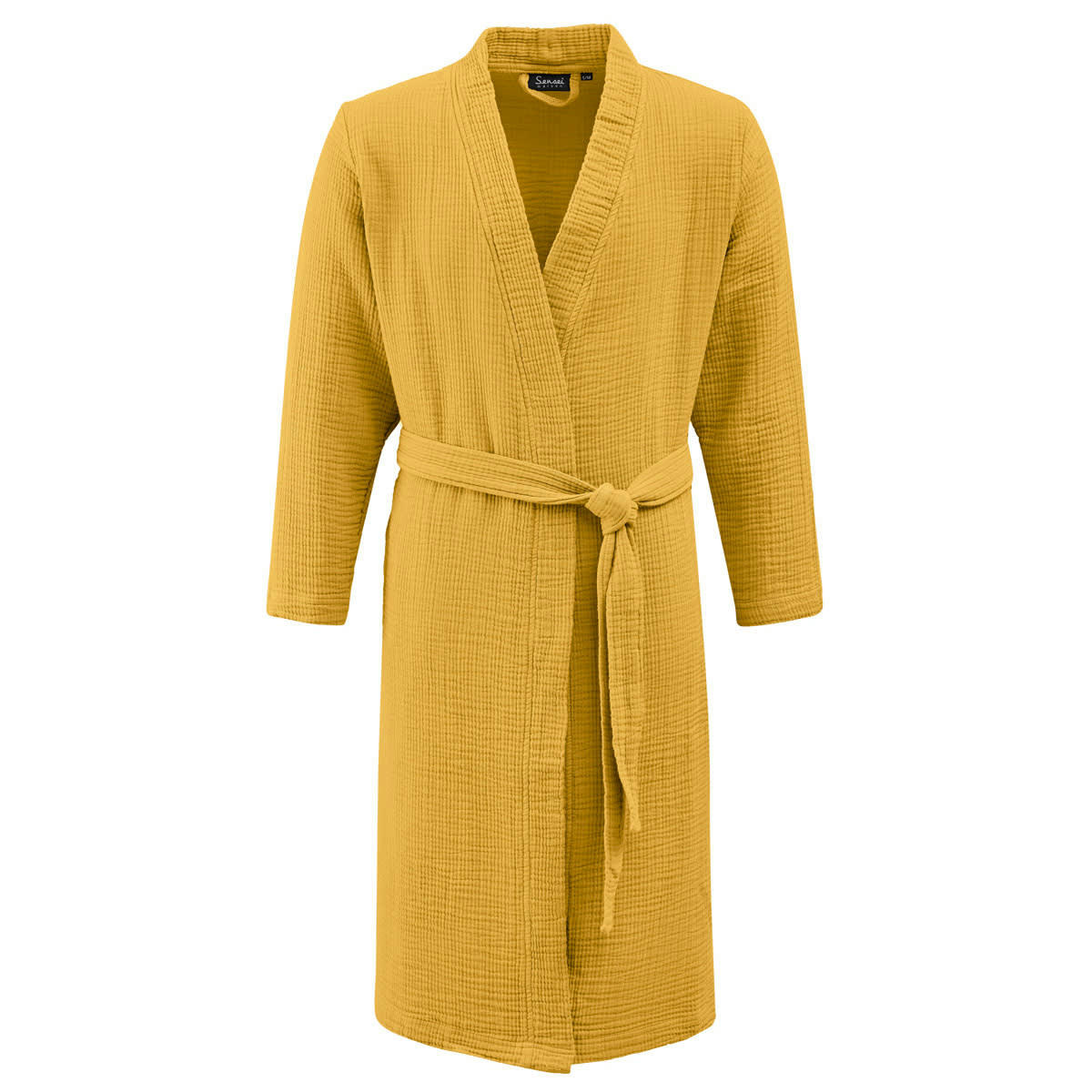 LOFT - Peignoir en gaze de coton  miel S/M