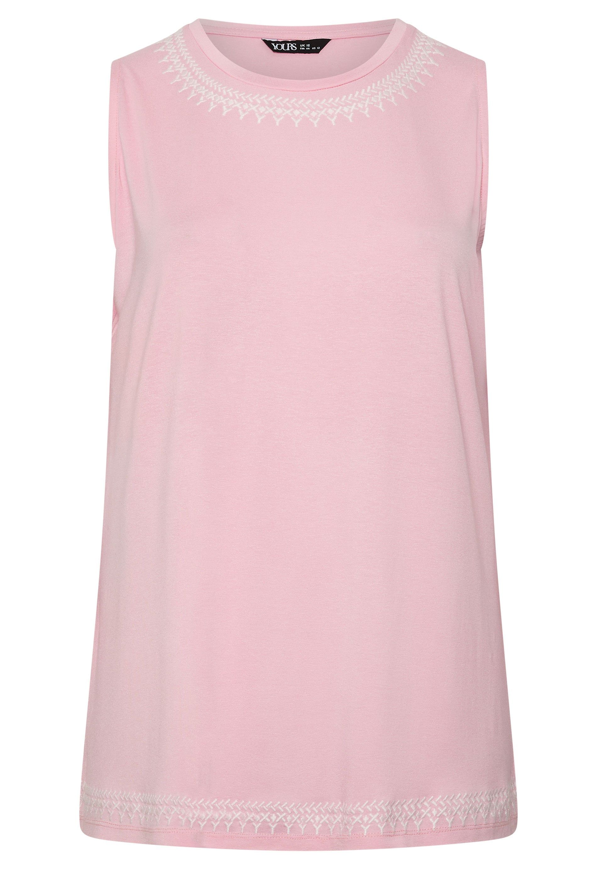 Yours Embroidered Vest Top
