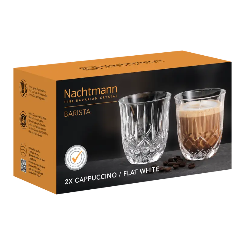 Cappuccino-Tassen-Set 2-teilig Barista