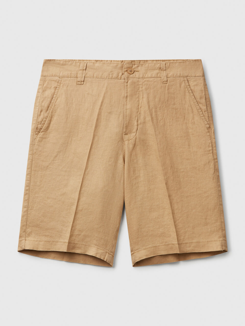 Bermudas in pure linen