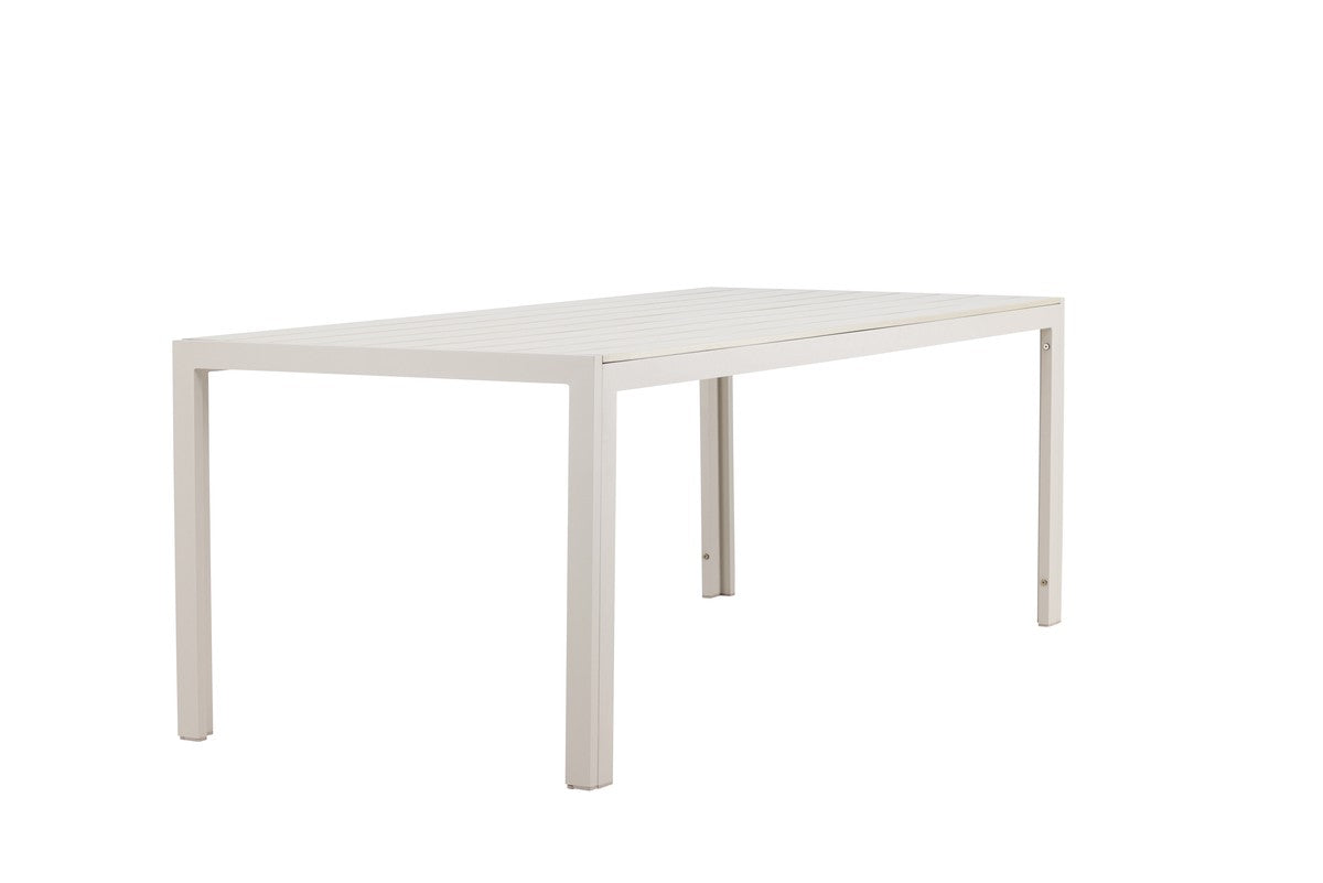 Rebellenclub Rechthoekige Tuintafel Cappero - 205 x 90 cm - Beige