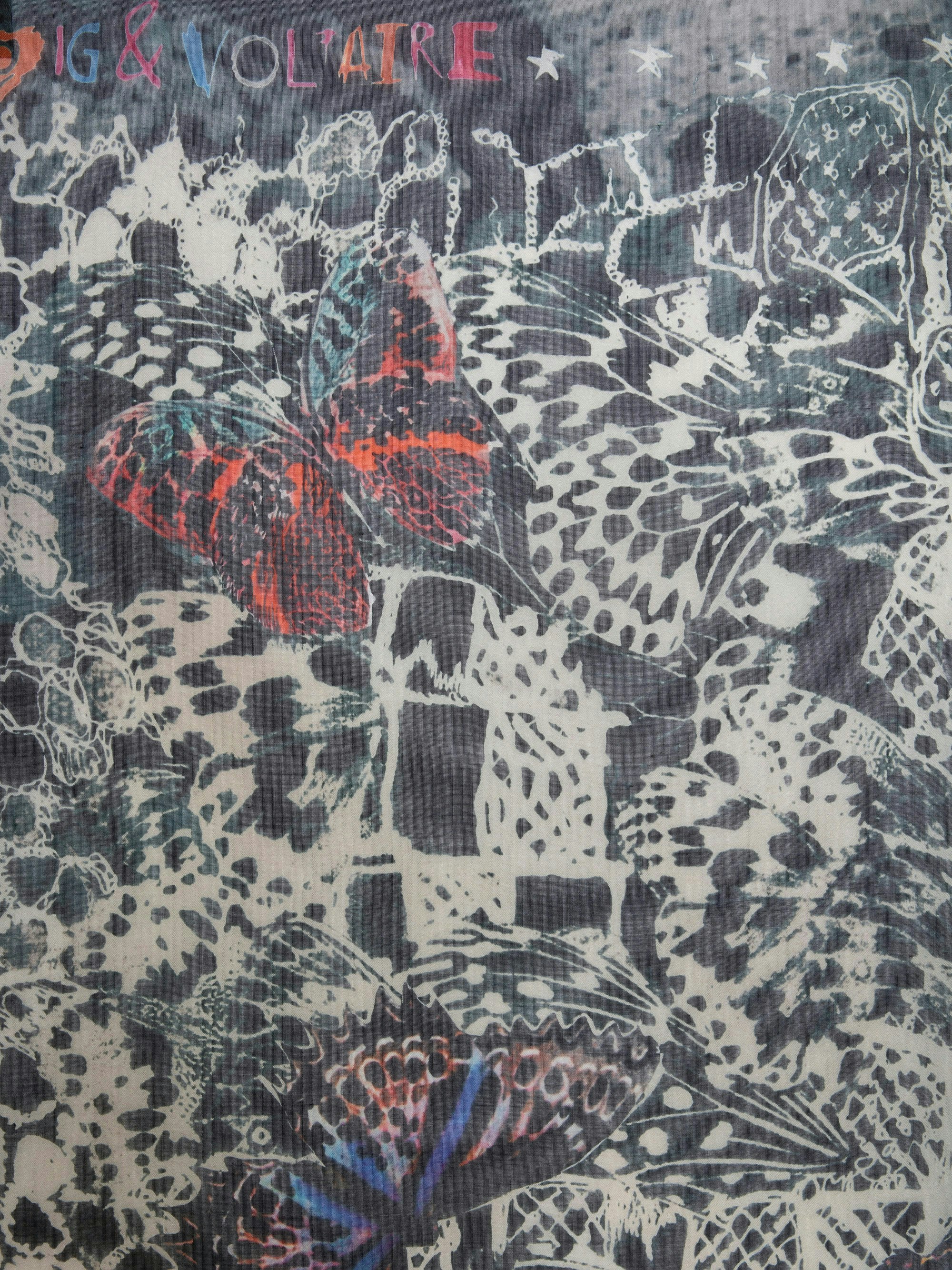 Foulard Kerry Butterfly Lace 135