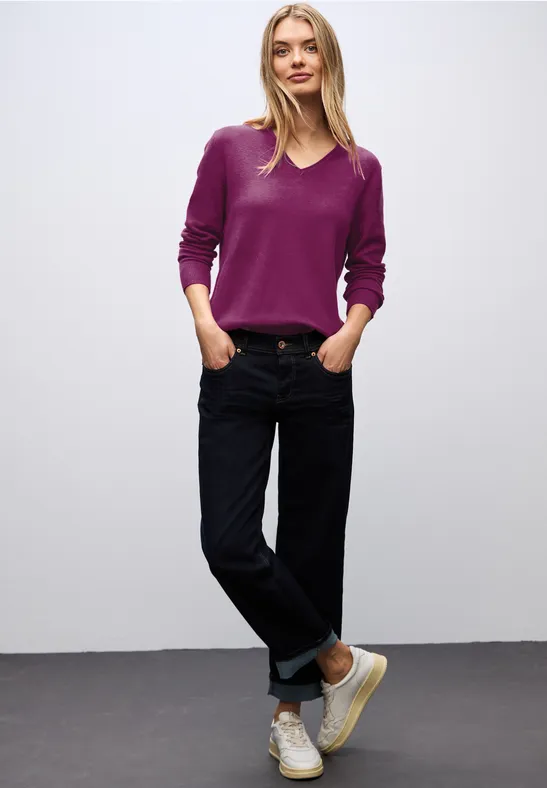Kuscheliger V-Neck Pullover