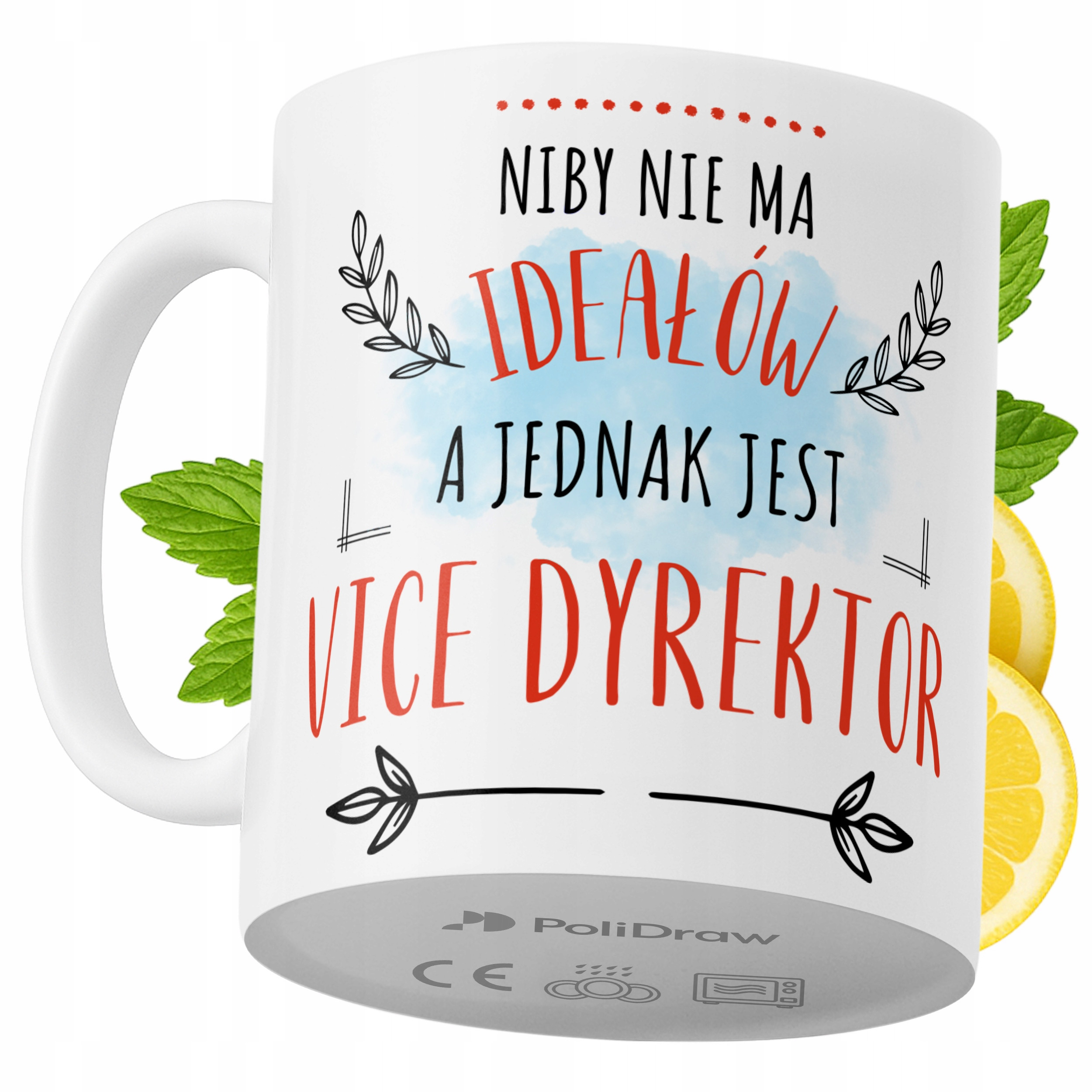 Kubek Dla Vice Dyrektora na Prezent z Nadrukiem ze Zdjęciem 330 ml PoliDraw