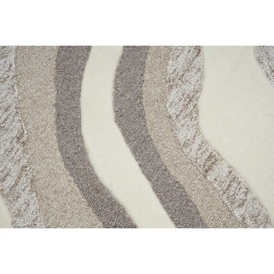 Dutch Lifestyle - Wol - Vloerkleed - 160x230cm - Grijs