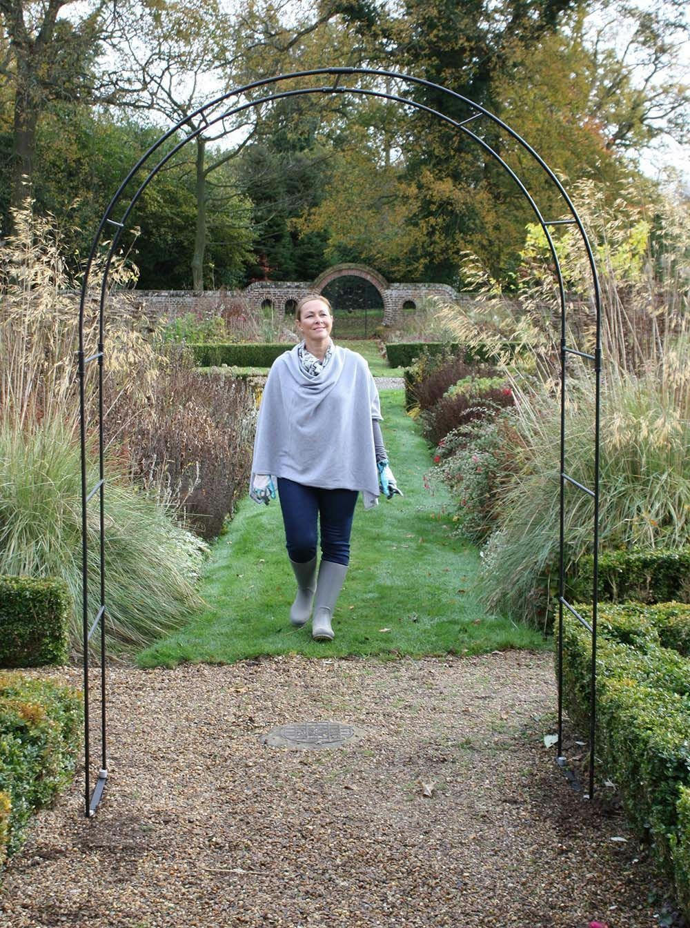 - Arche de jardin 1m50 en acier galvanisé vintage