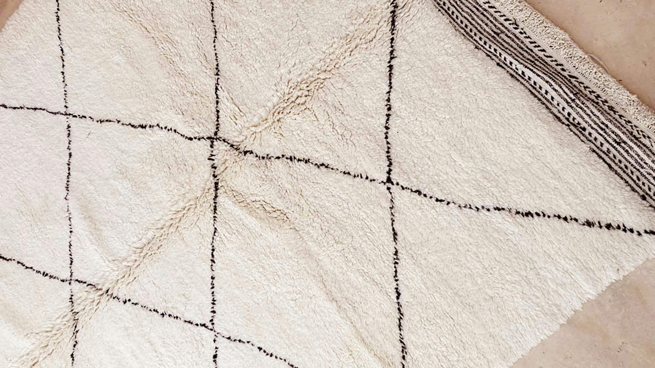 BERBERE - Tapis Berbere marocain pure laine 210x300