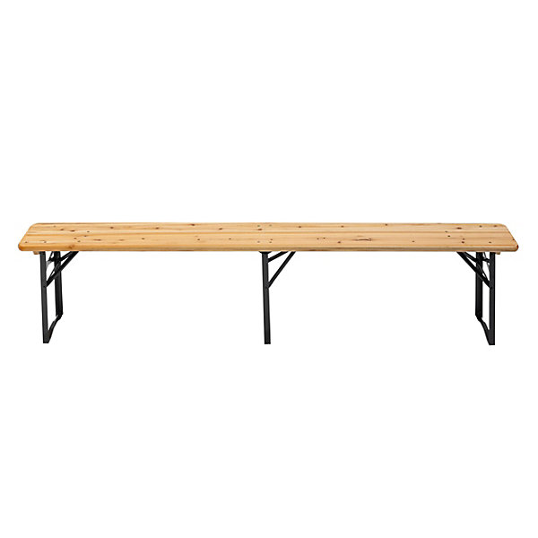 Lot de 2 bancs brasserie en bois pliants 218 cmOviala