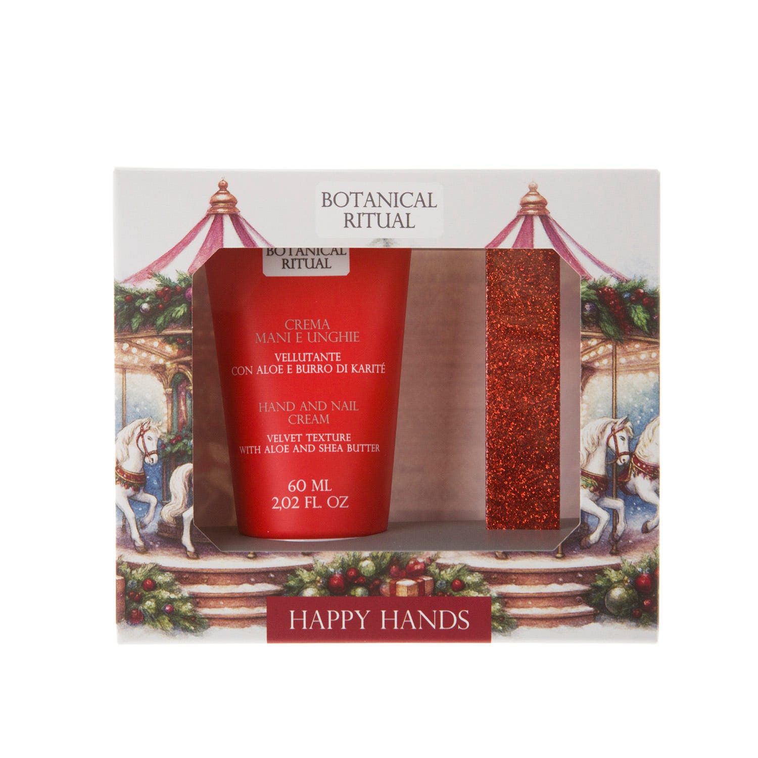 Set crema e limetta cofanetto regalo giostra Botanical Ritual