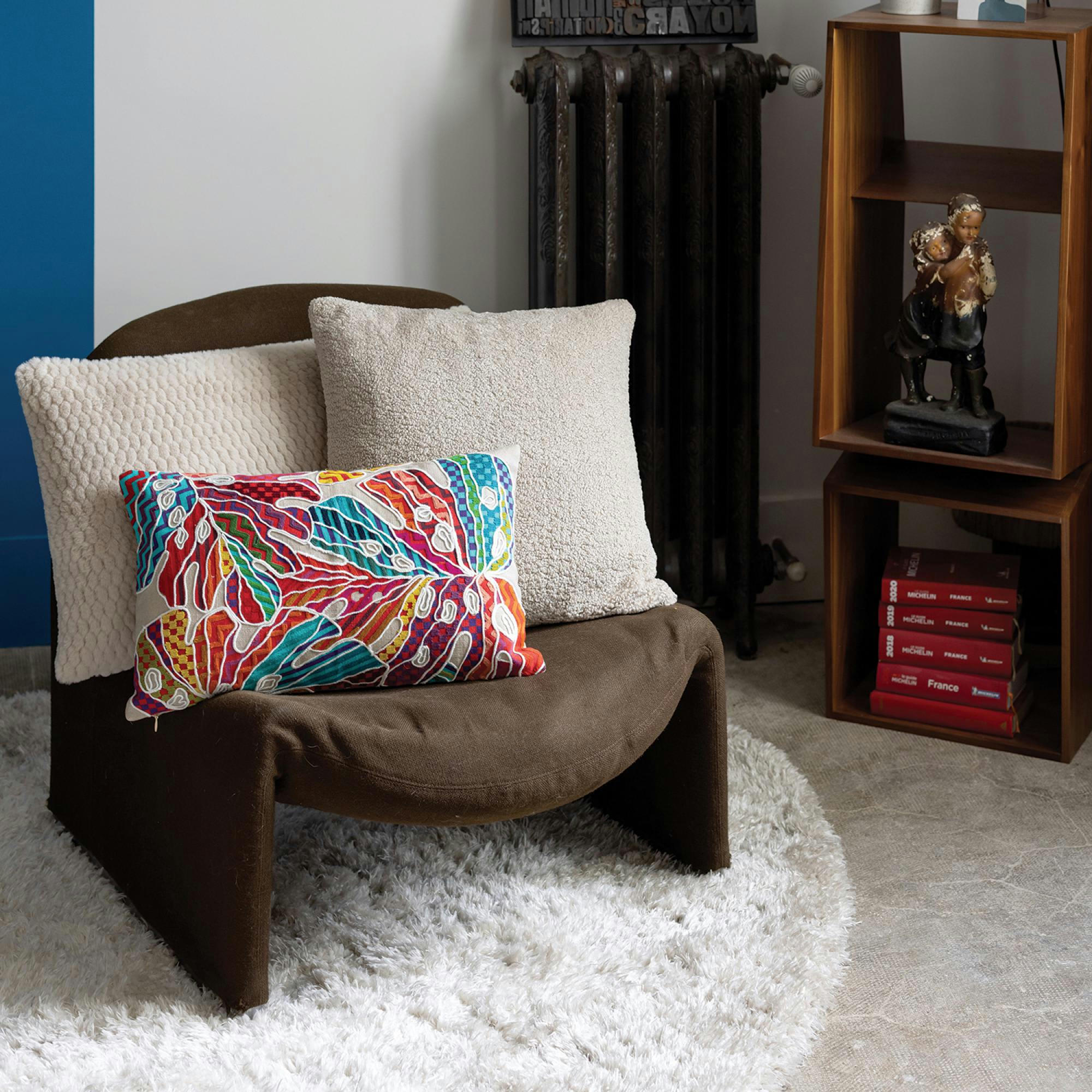 AMY - Coussin  en coton multico 30 x 50