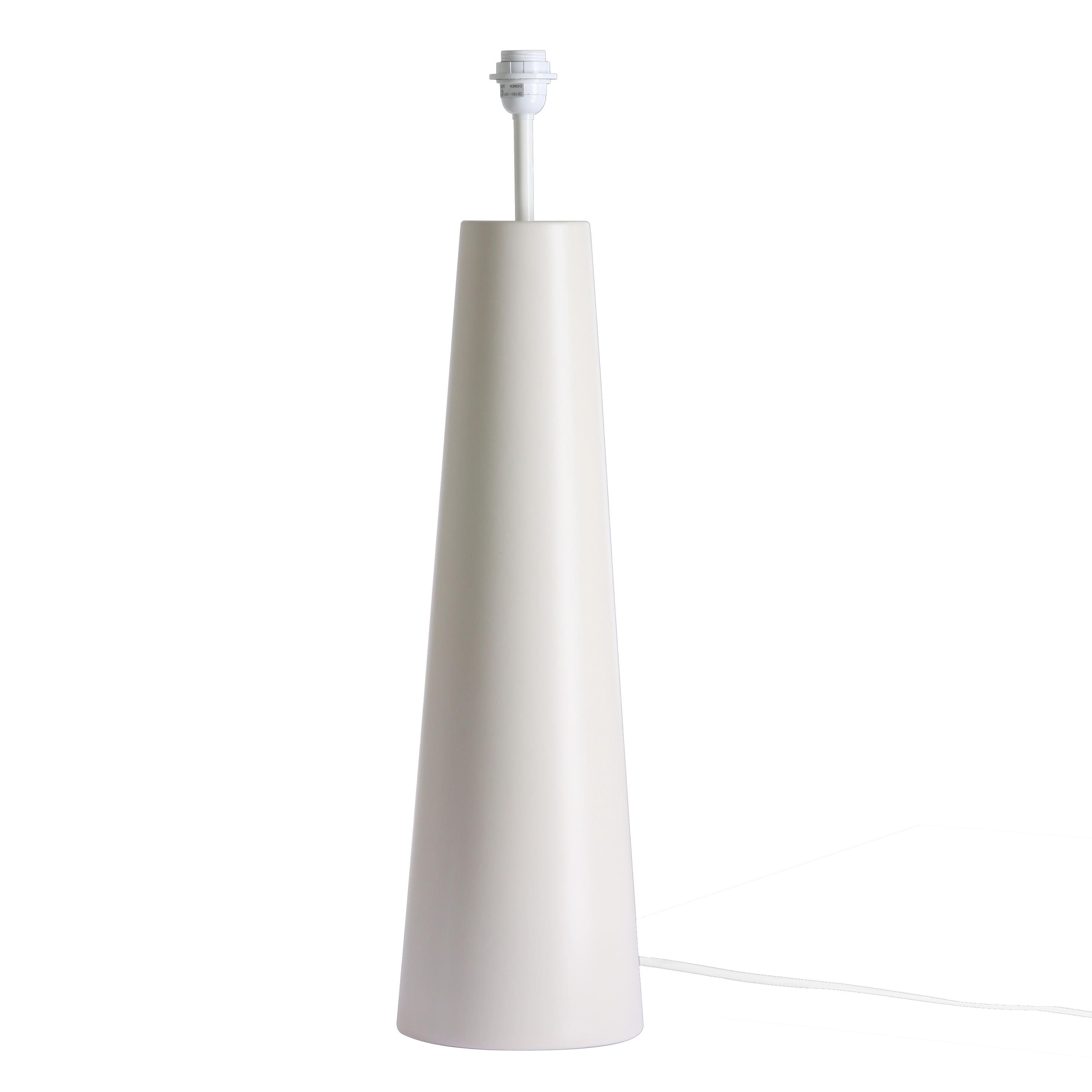 HKliving Cone Lampenvoet XL - Cream