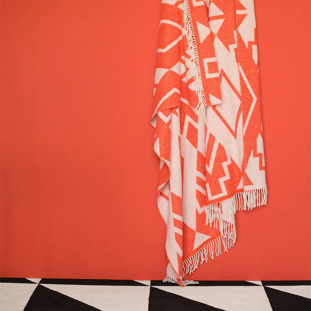 GOXO - Plaid orange 130x186