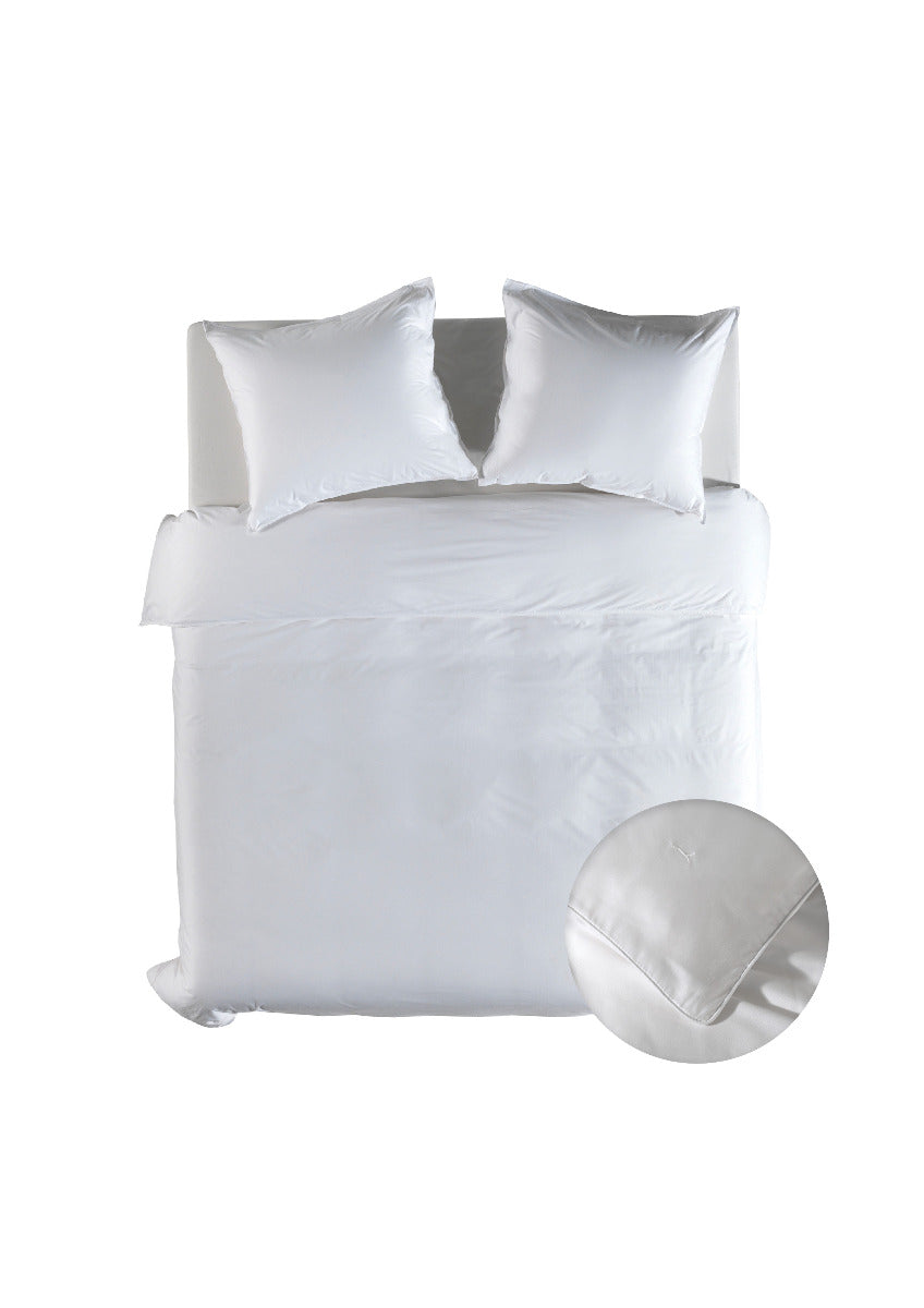 Yellow Dekbedovertrek Lyocell Suites New York - blanc de blanc