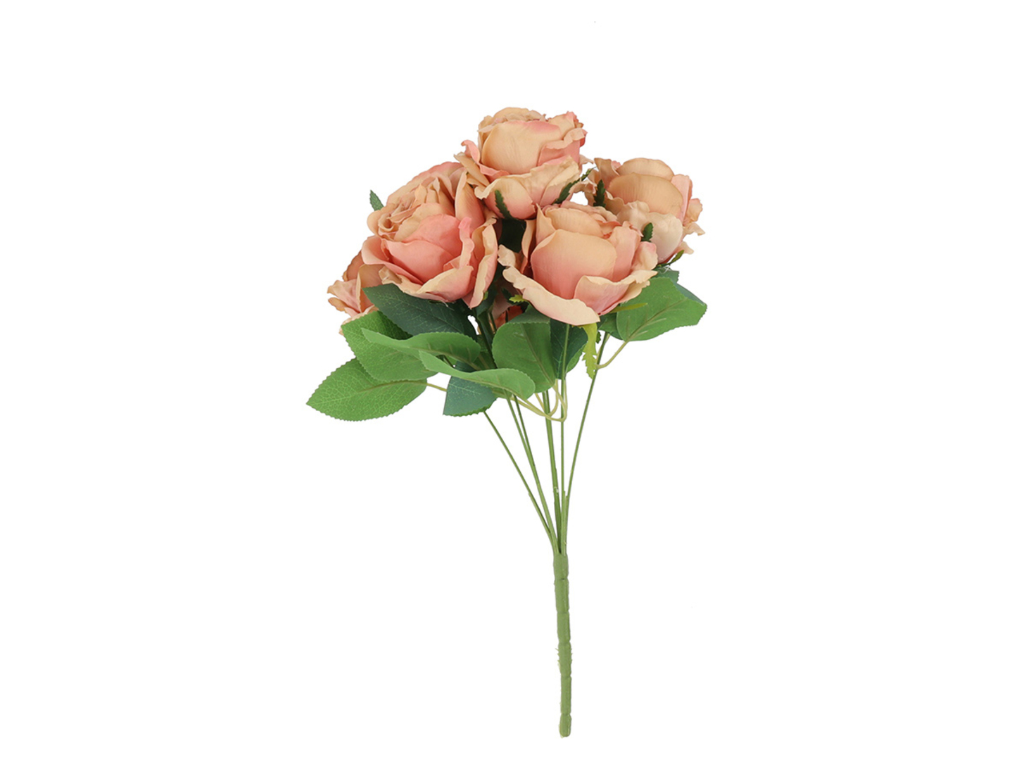 Róża bukiet 39 cm pomarańczowy