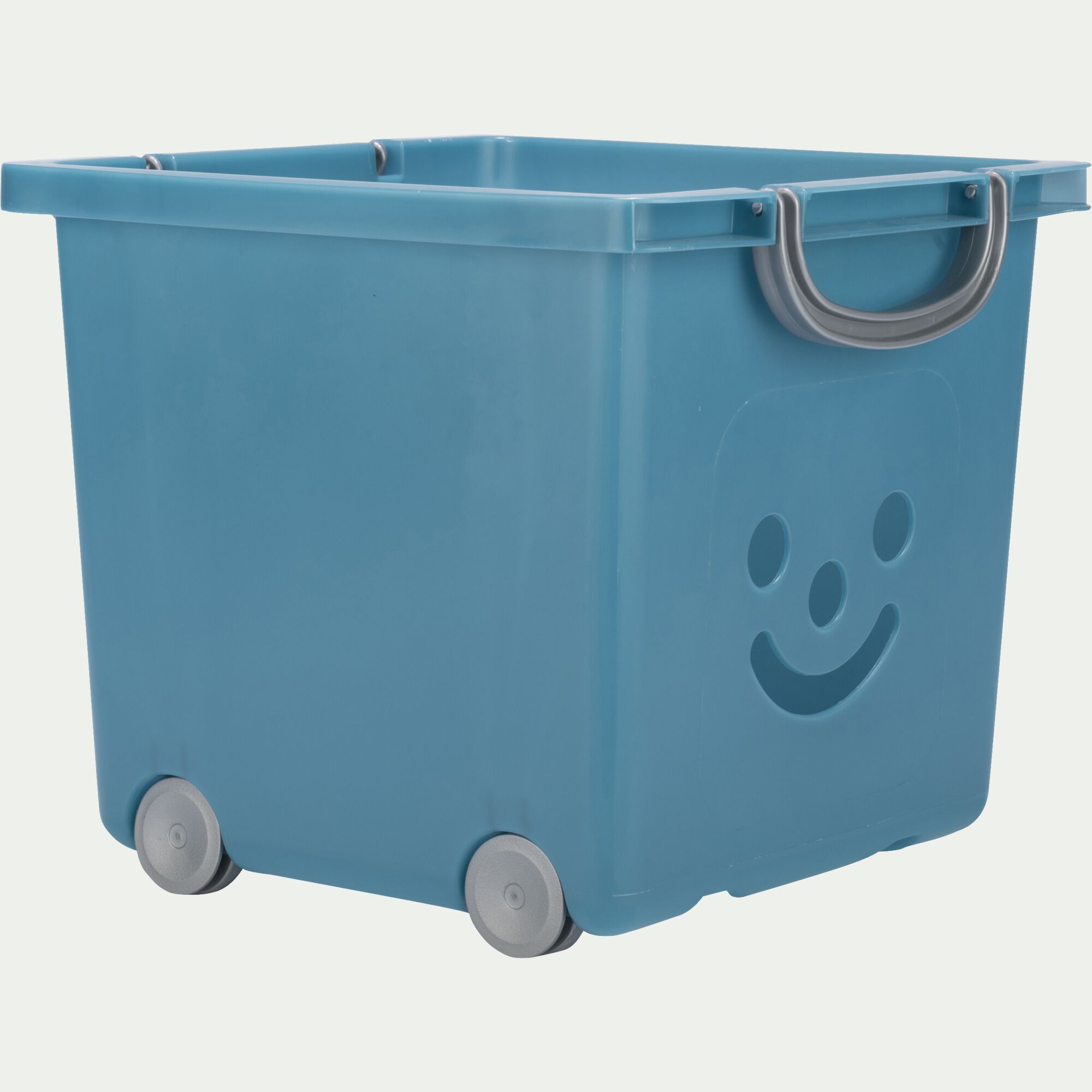 ZACCHARIE - Bac de rangement 25L - bleu figuerolles