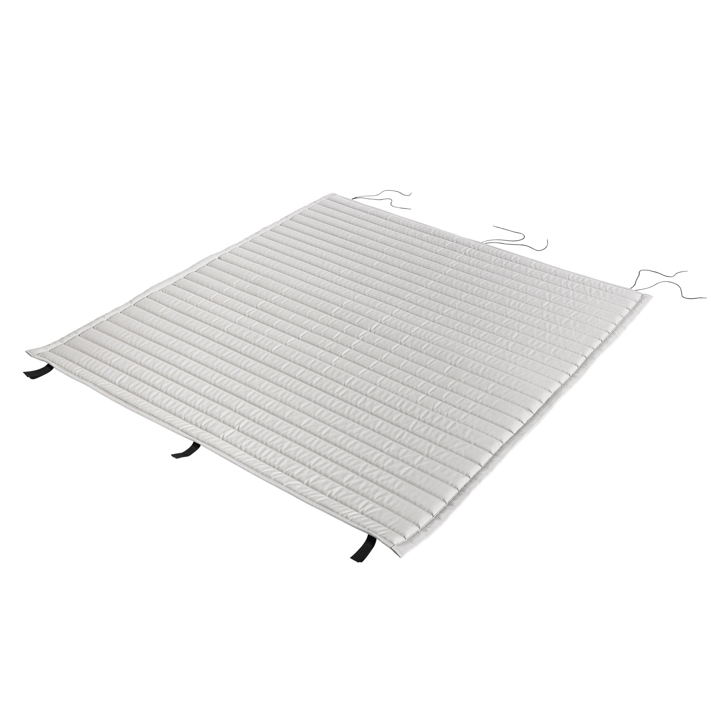 HAY Palissade Quilted Kussen voor Lounge 2,5-zitsbank Low - Sky Grey