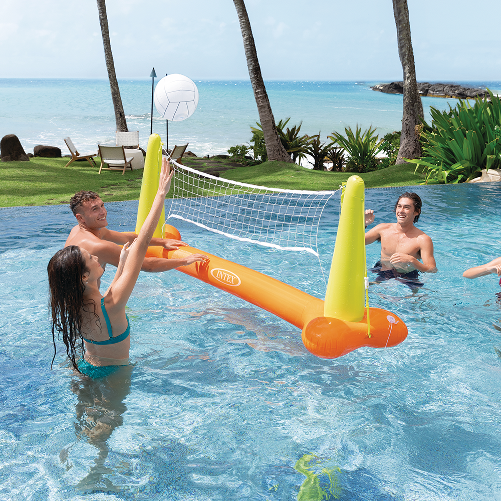 Jeu de volley gonflable