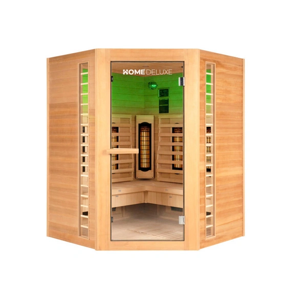 Infrarotsauna »Redsun XXL Deluxe«, für 4 Pers., Fronteinstieg, Vollspektrumstrahler