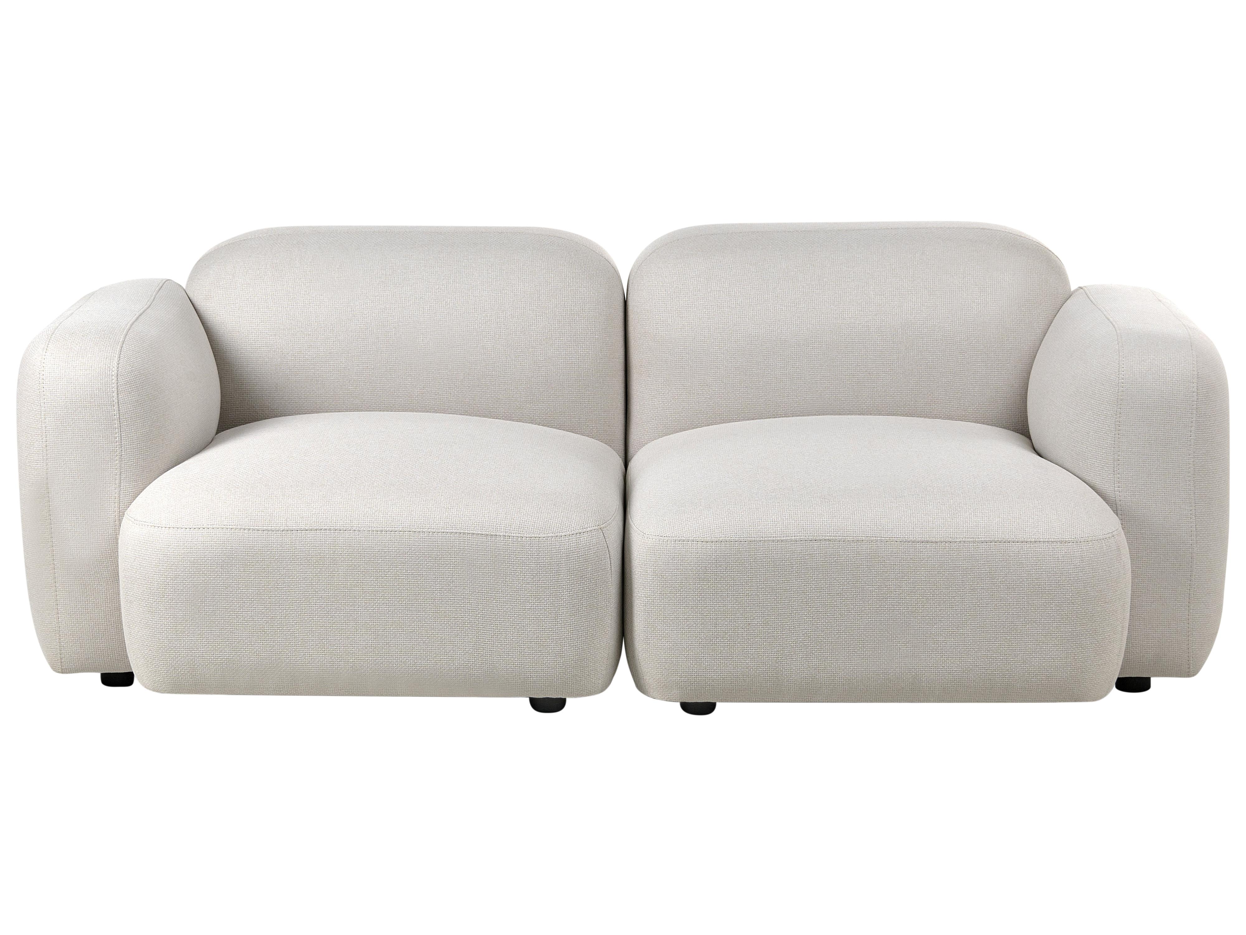 Sofa 3 Seater AFOSS Fabric Light Beige