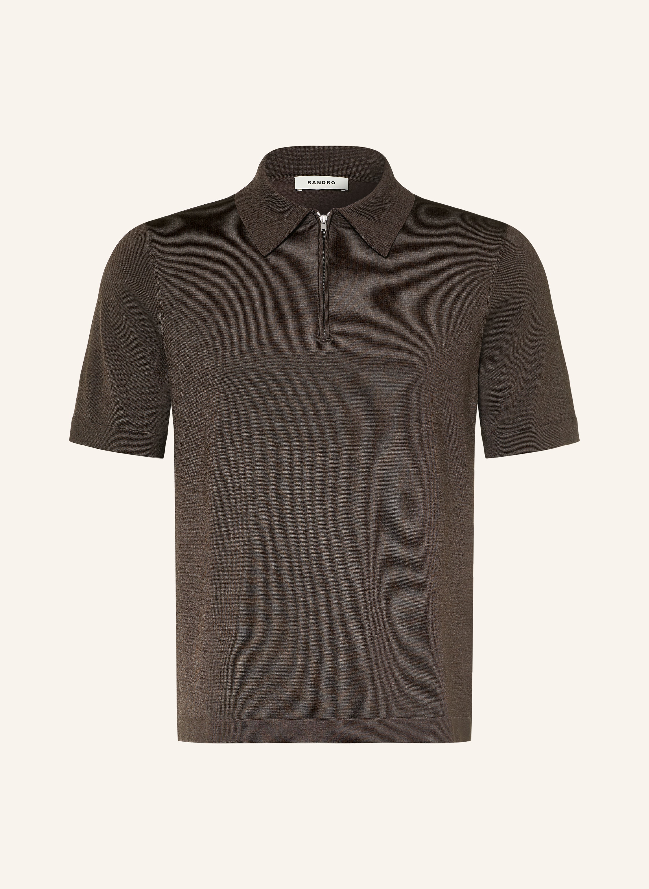 SANDRO Strick-Poloshirt